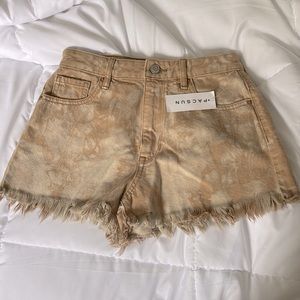 PacSun High Rise Festival Denim Shorts